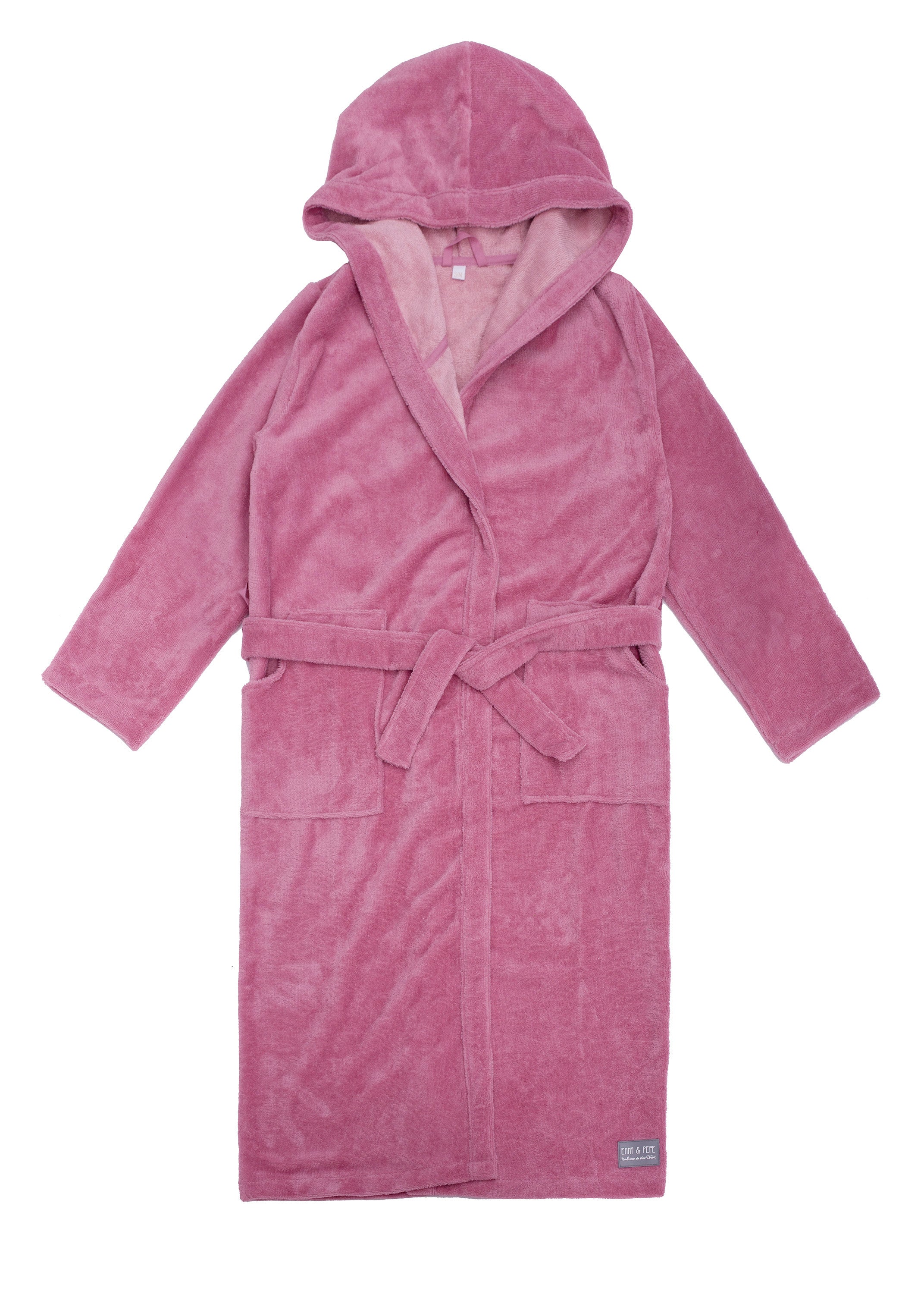Bamboo Bademantel Unisex Rosé