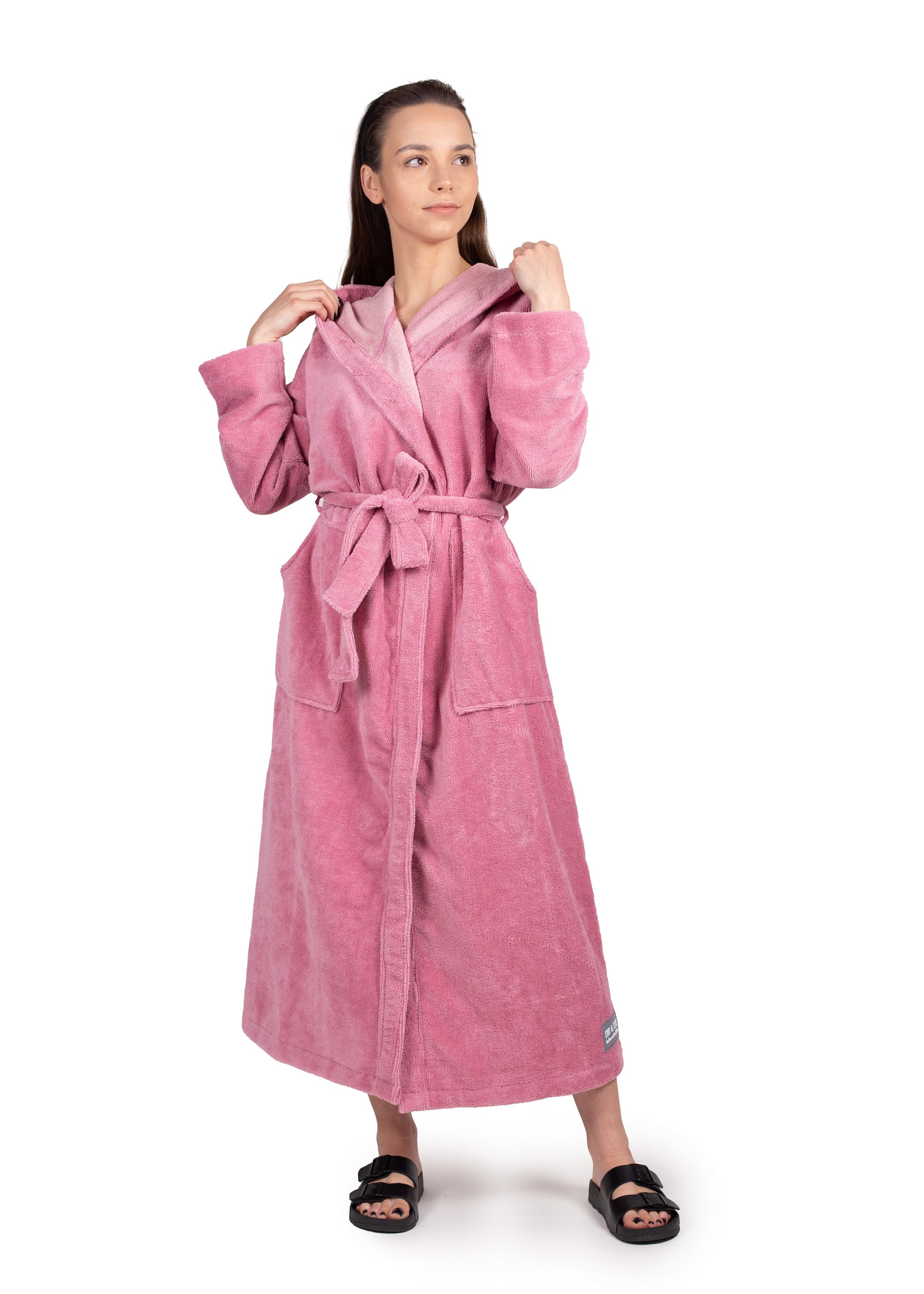 Bamboo Bademantel Unisex Rosé