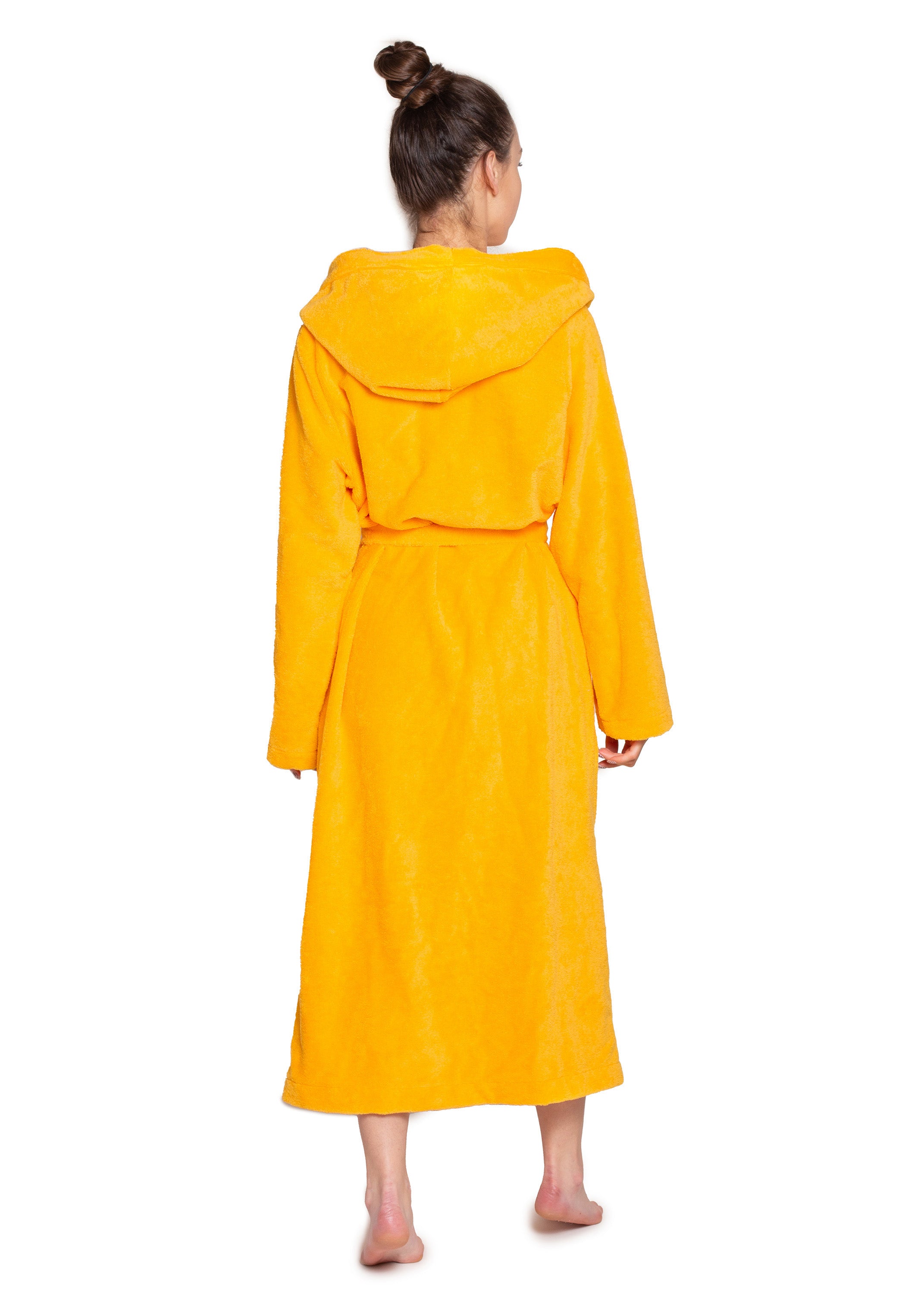 Bamboo Bademantel Unisex Shiny Mustard