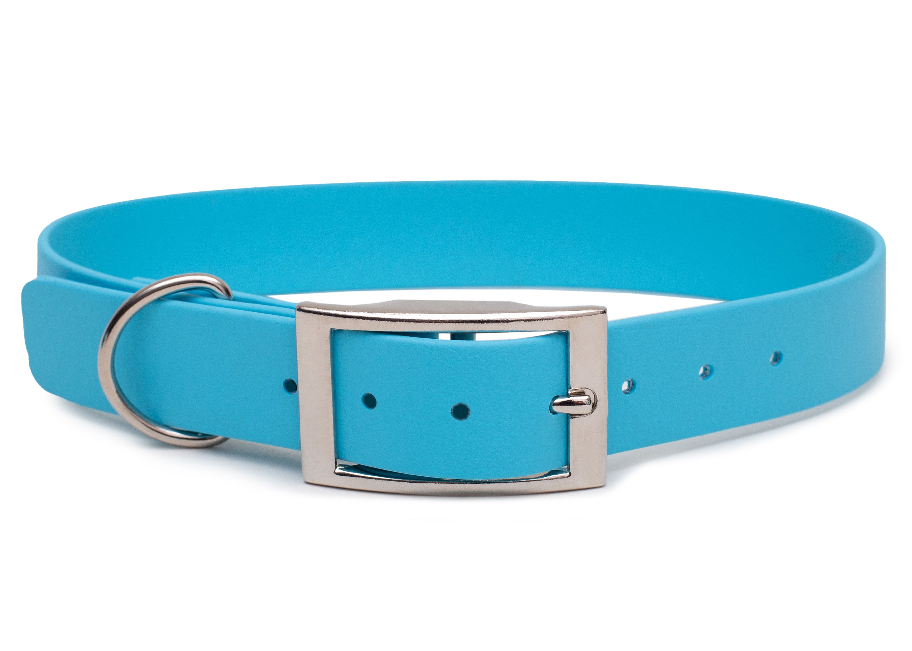 Biothane Halsband Light Blue