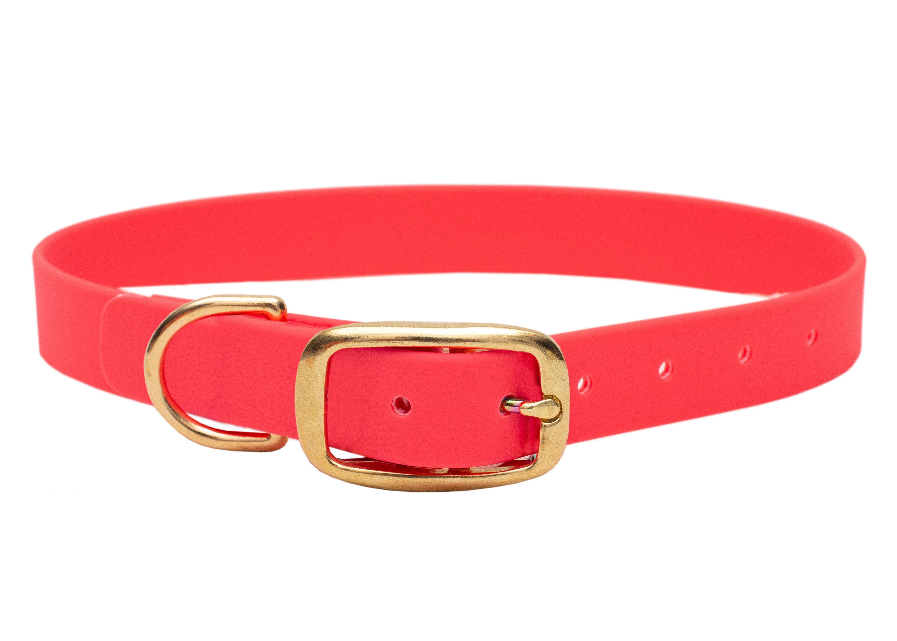 Biothane Halsband Neon Pink