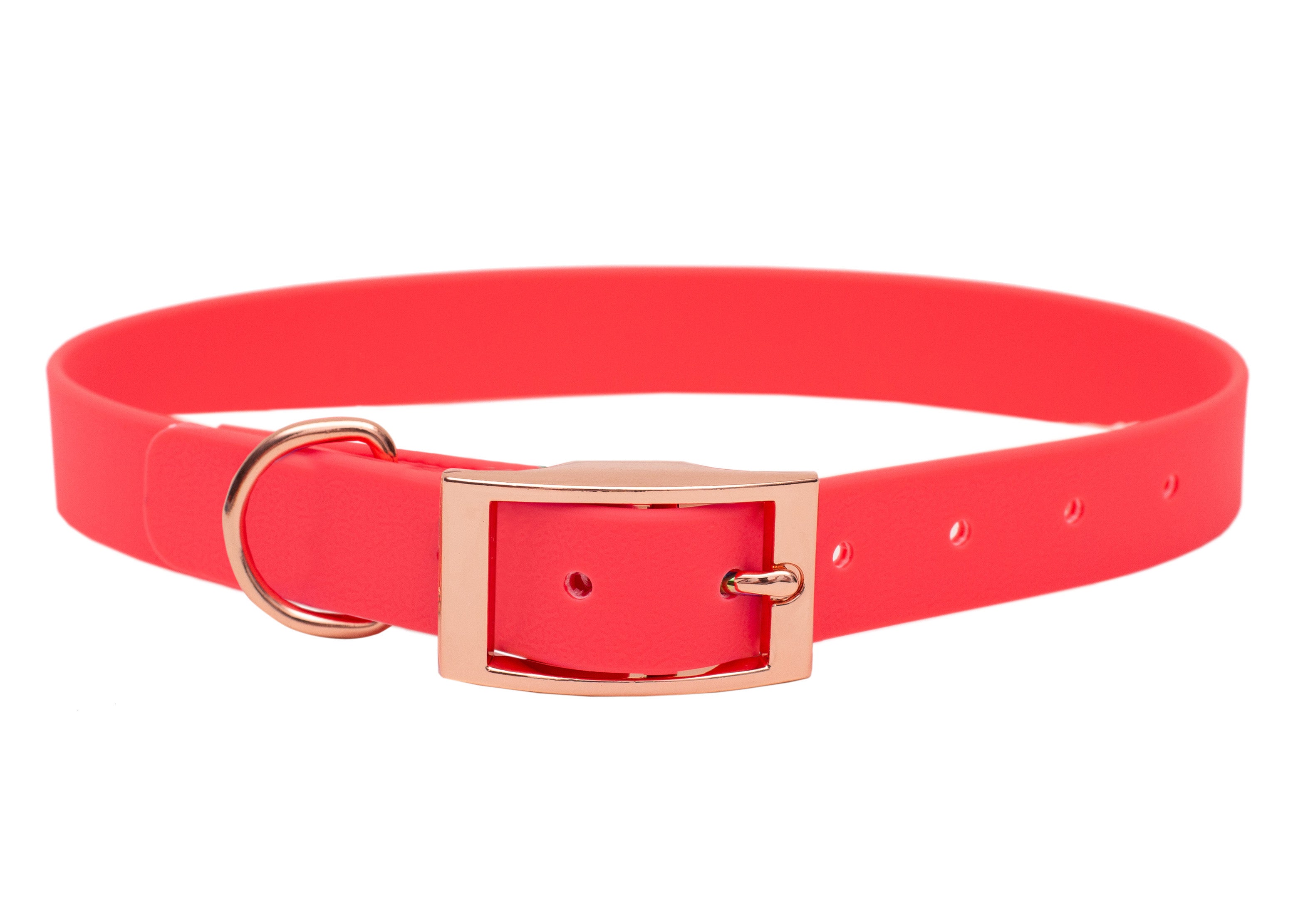 Biothane Halsband Neon Pink