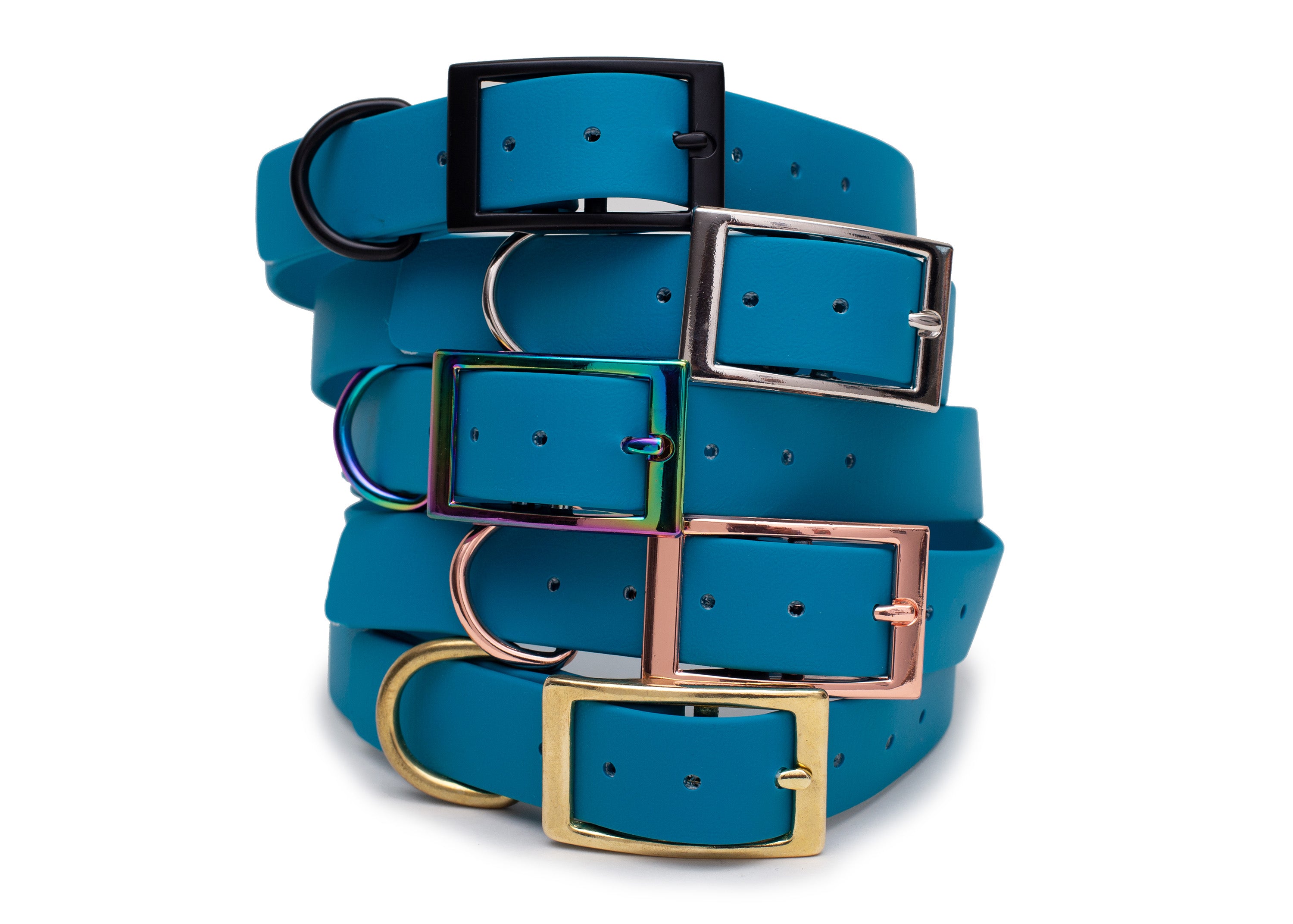 Biothane Halsband Petrol