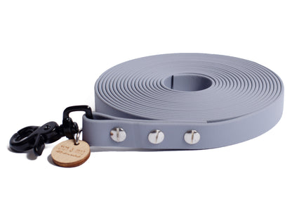 Biothane Schleppleine Light Grey