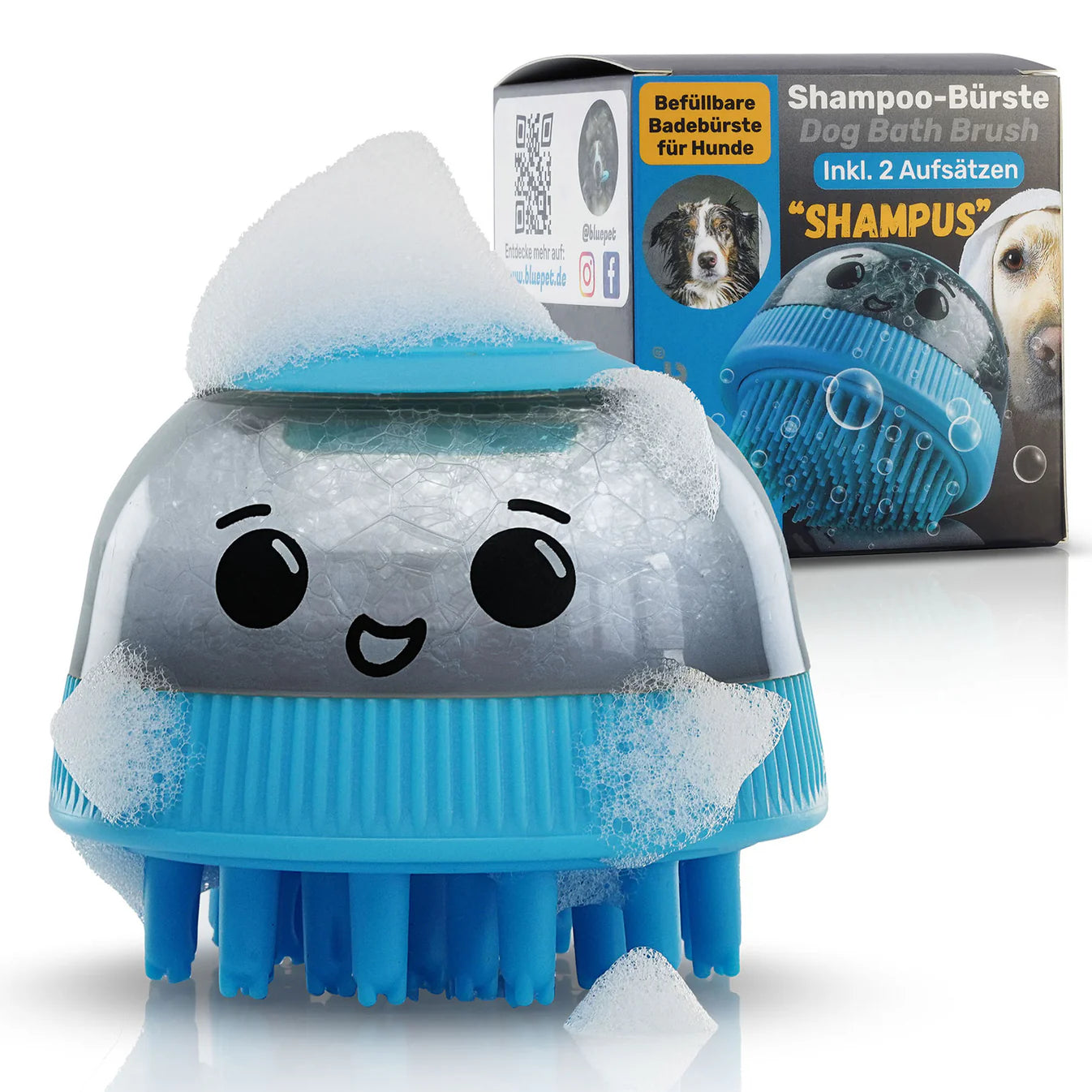 BluePet Shampoo-Bürste