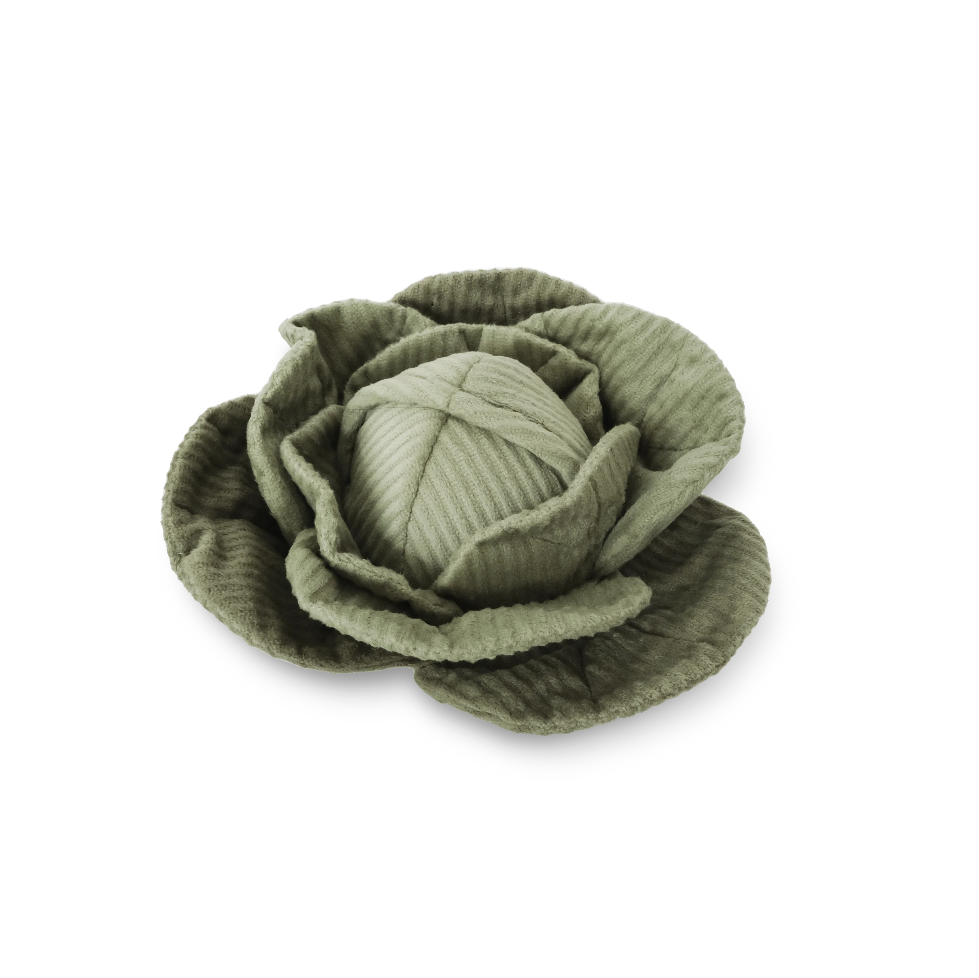 salbei-farbener Kohlkopf aus Stoff