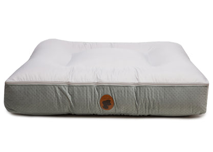 Wau-Bed orthopädisches Hundebett mit Höhle Dot Taupe / Oval / S (80x60cm),Taupe / Oval / M (100x80cm),Taupe / Oval / L (120x100cm),Taupe / Oval / XL (140x120cm),Taupe / Eckig / S (80x60cm),Taupe / Eckig / M (100x80cm),Taupe / Eckig / L (120x100cm),Taupe / Eckig / XL (140x120cm),Dark Grey / Oval / S (80x60cm),Dark Grey / Oval / M (100x80cm),Dark Grey / Oval / L (120x100cm),Dark Grey / Oval / XL (140x120cm),Dark Grey / Eckig / S (80x60cm),Dark Grey / Eckig / M (100x80cm),Dark Grey / Eckig / L (120x100cm),Dark