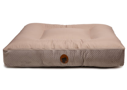 Wau-Bed orthopädisches Hundebett mit Höhle Dot Taupe / Oval / S (80x60cm),Taupe / Oval / M (100x80cm),Taupe / Oval / L (120x100cm),Taupe / Oval / XL (140x120cm),Taupe / Eckig / S (80x60cm),Taupe / Eckig / M (100x80cm),Taupe / Eckig / L (120x100cm),Taupe / Eckig / XL (140x120cm),Dark Grey / Oval / S (80x60cm),Dark Grey / Oval / M (100x80cm),Dark Grey / Oval / L (120x100cm),Dark Grey / Oval / XL (140x120cm),Dark Grey / Eckig / S (80x60cm),Dark Grey / Eckig / M (100x80cm),Dark Grey / Eckig / L (120x100cm),Dark