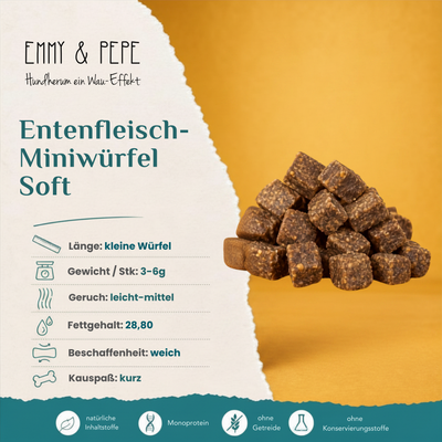 Wau-Happen Entenfleischminiwürfel Soft