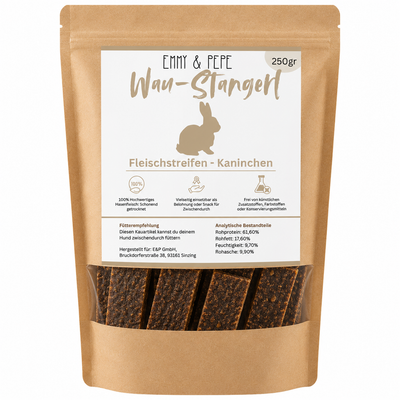 Wau-Stangerl Kaninchenfleisch-Streifen