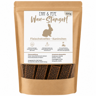 Wau-Stangerl Kaninchenfleisch-Streifen