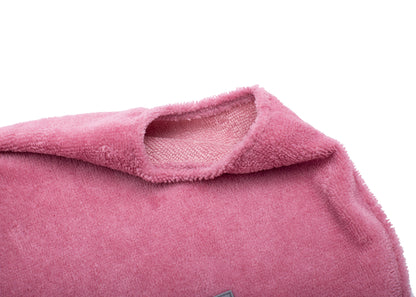 Hundebademantel aus Bambusfaser Rosé