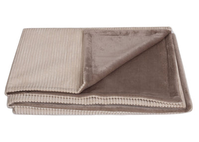 Hundedecke, Modell Cord Creme / in verschiedenen Größen für kleine und große Hunde gefalten