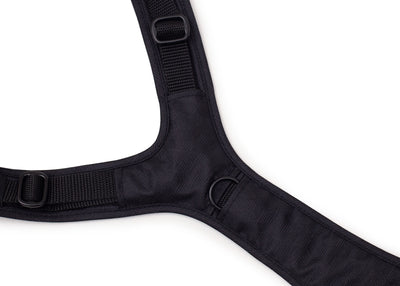 Hundegeschirr Fröhliches Schwarz Brustring  Detailansicht