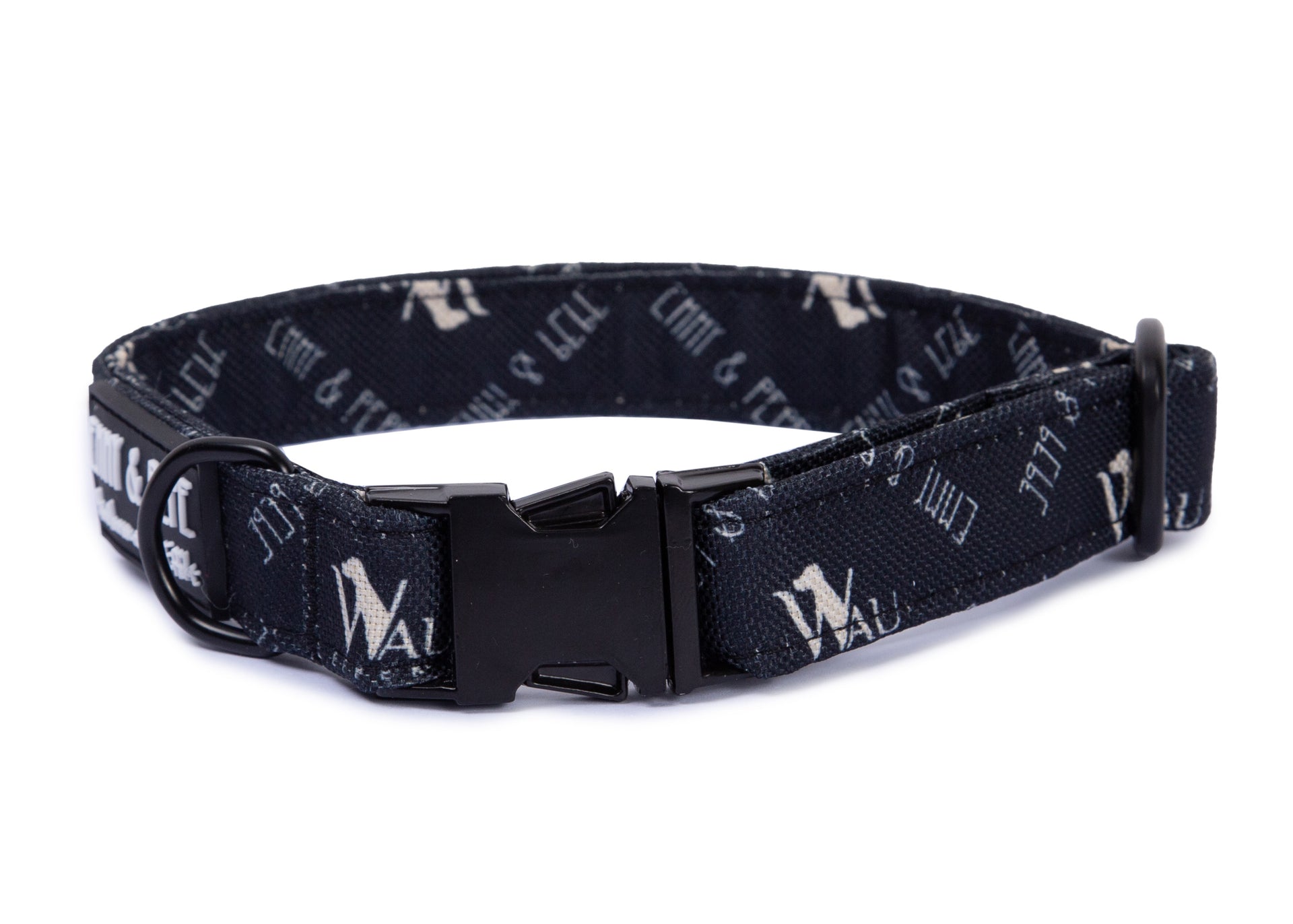 Hundehalsband "Wau-Effekt" Black EMMY&PEPE Hundehalsband "Wau-Effekt" Black EMMY&PEPE