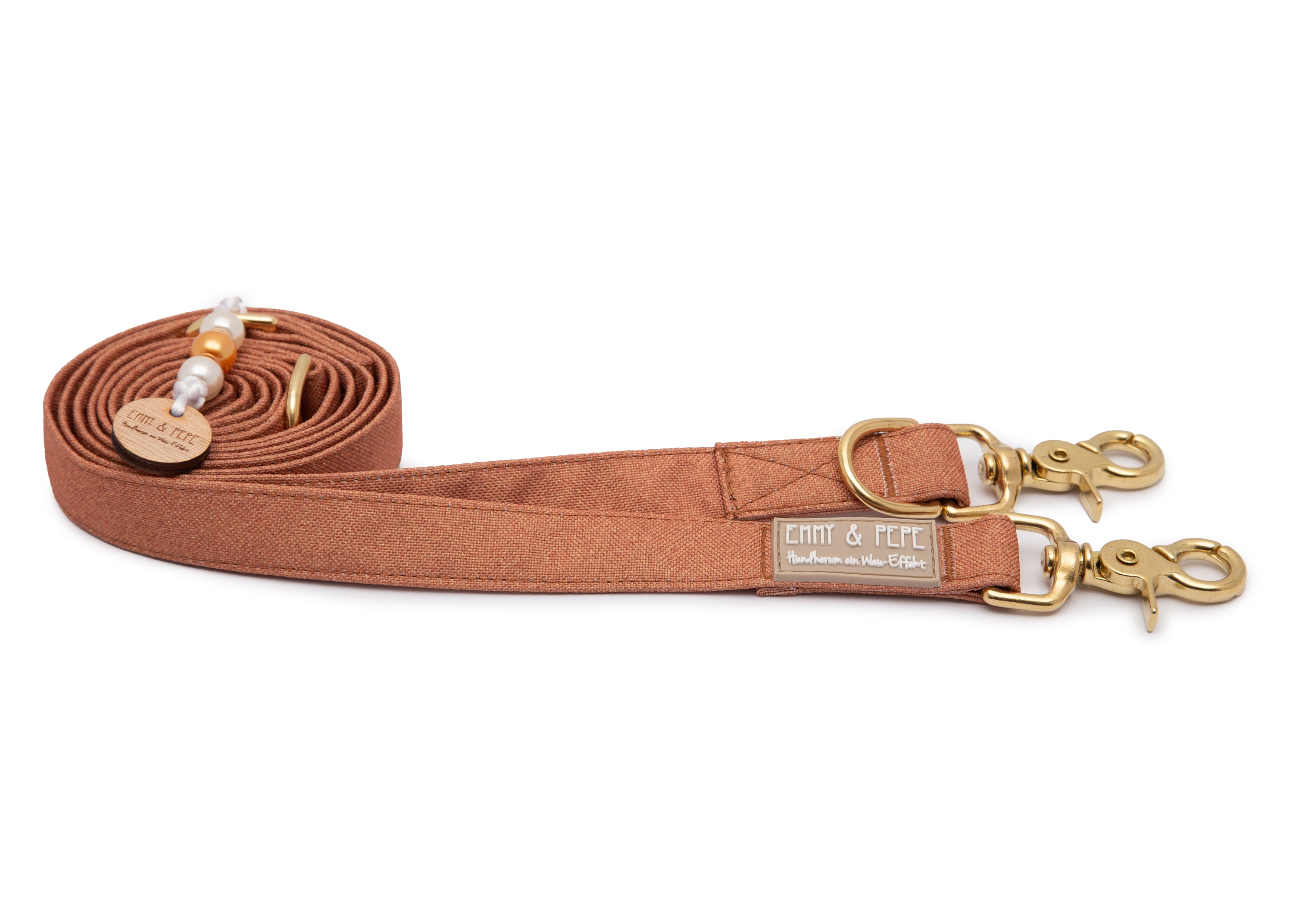 Wau-Move Hundeleine Cinnamon von EMMY & PEPE – dreifach verstellbar