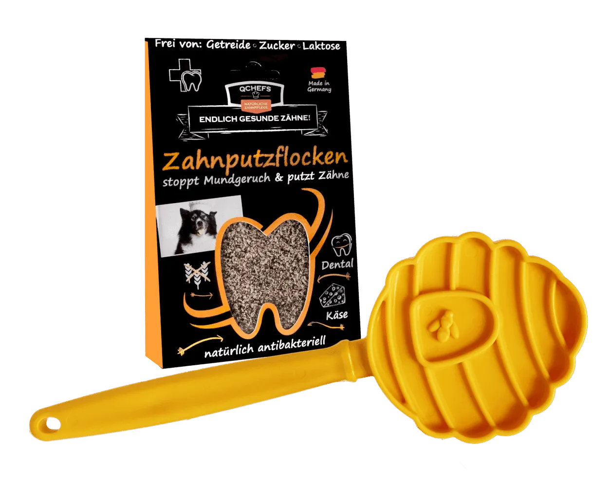 QCHEFS Lick Stick Bundle Gelb (Zahnputzflocken)