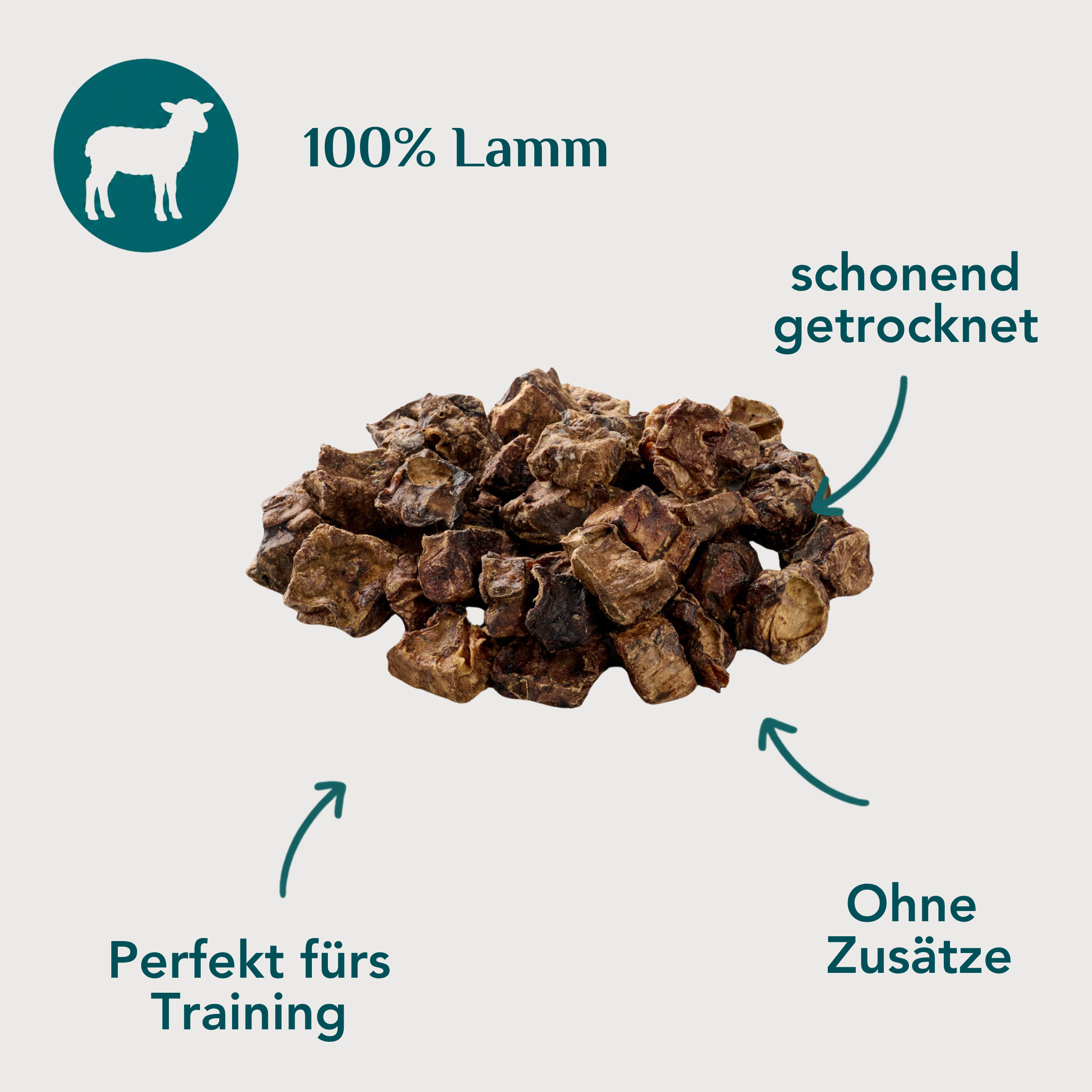 Wau-Happen Lungenwürfel Lamm