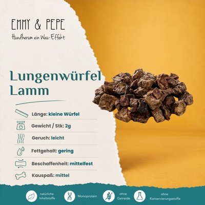 Wau-Happen Lungenwürfel Lamm