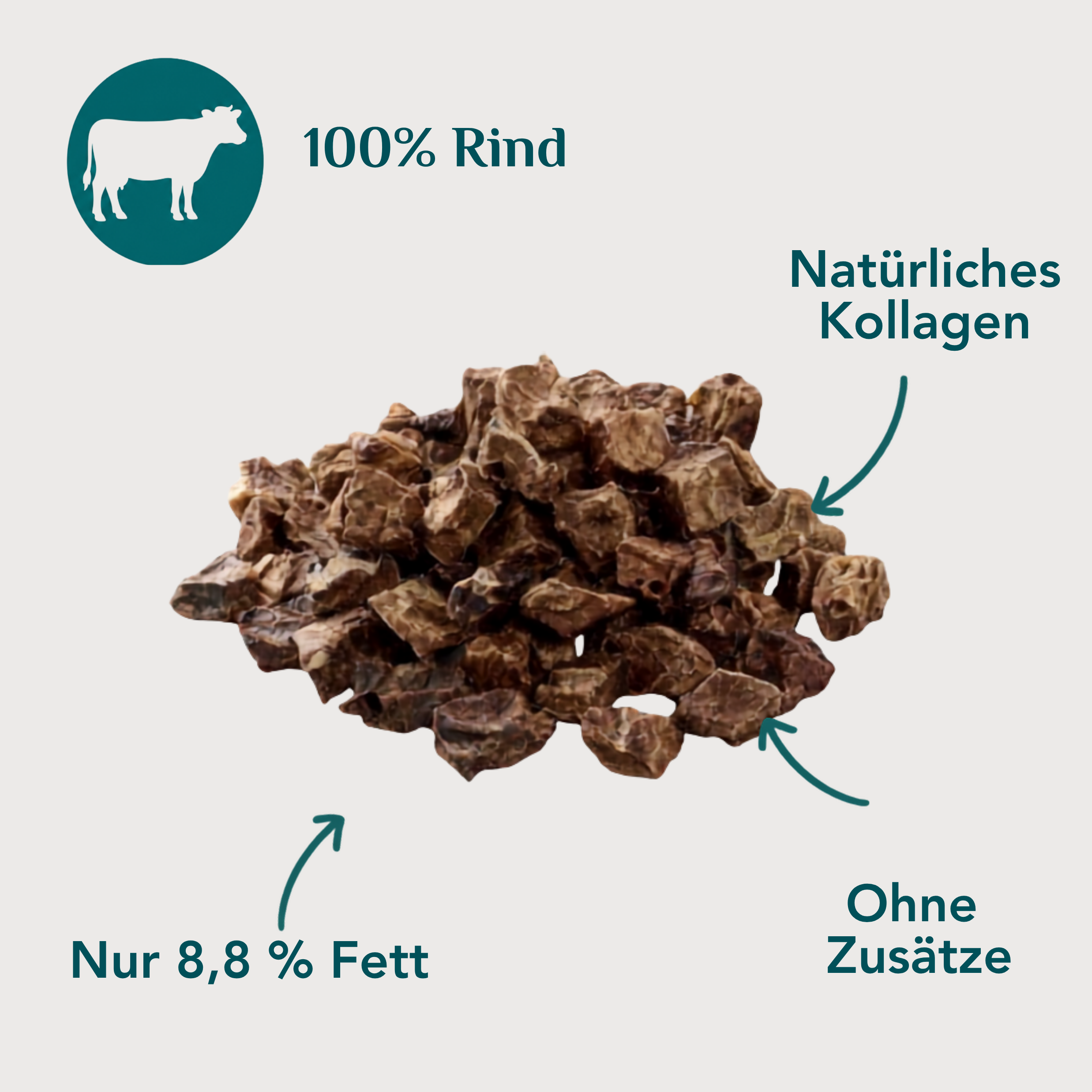 Wau-Happen Lungenwürfel Rind