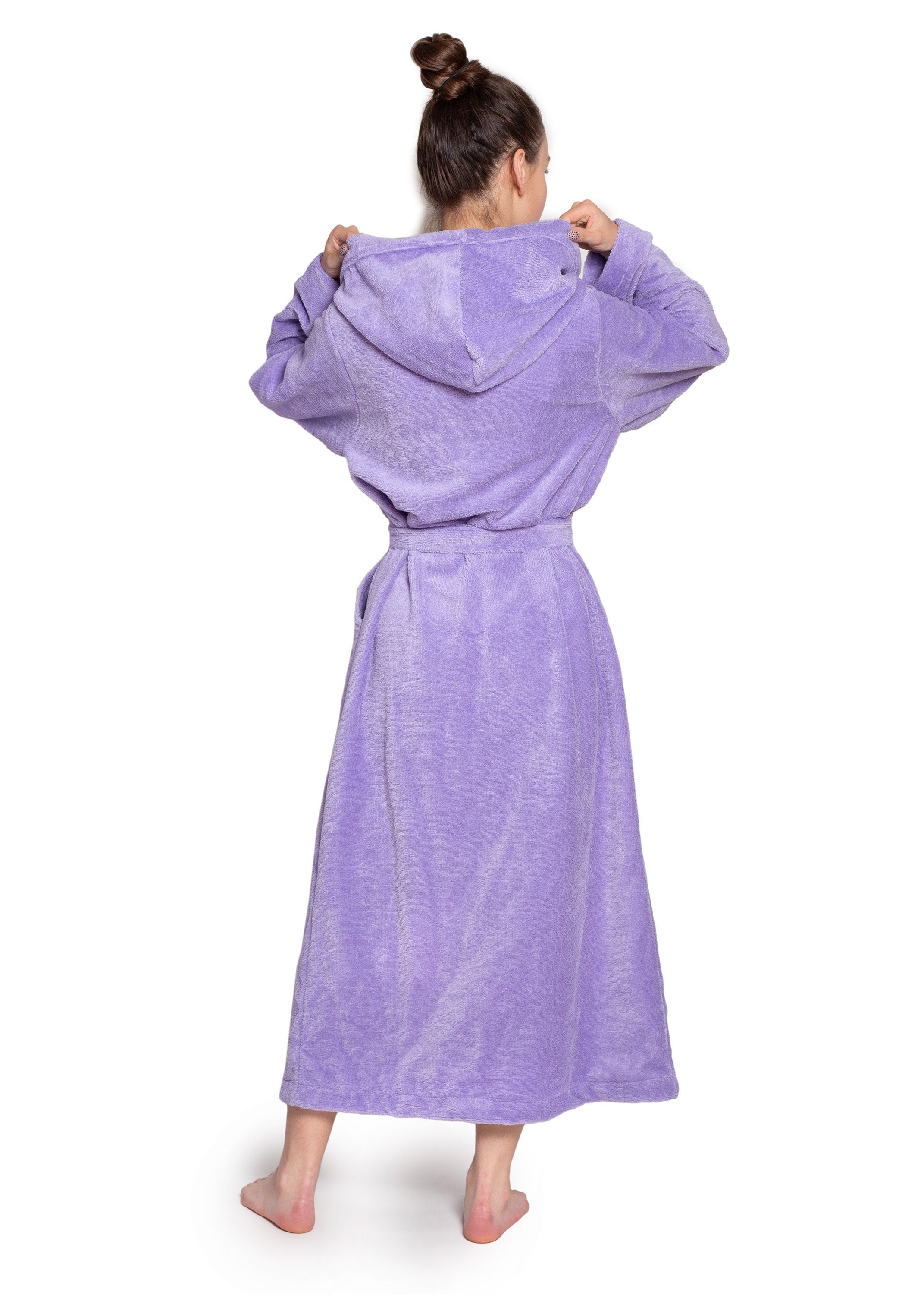 Bamboo Bademantel Unisex Lilac