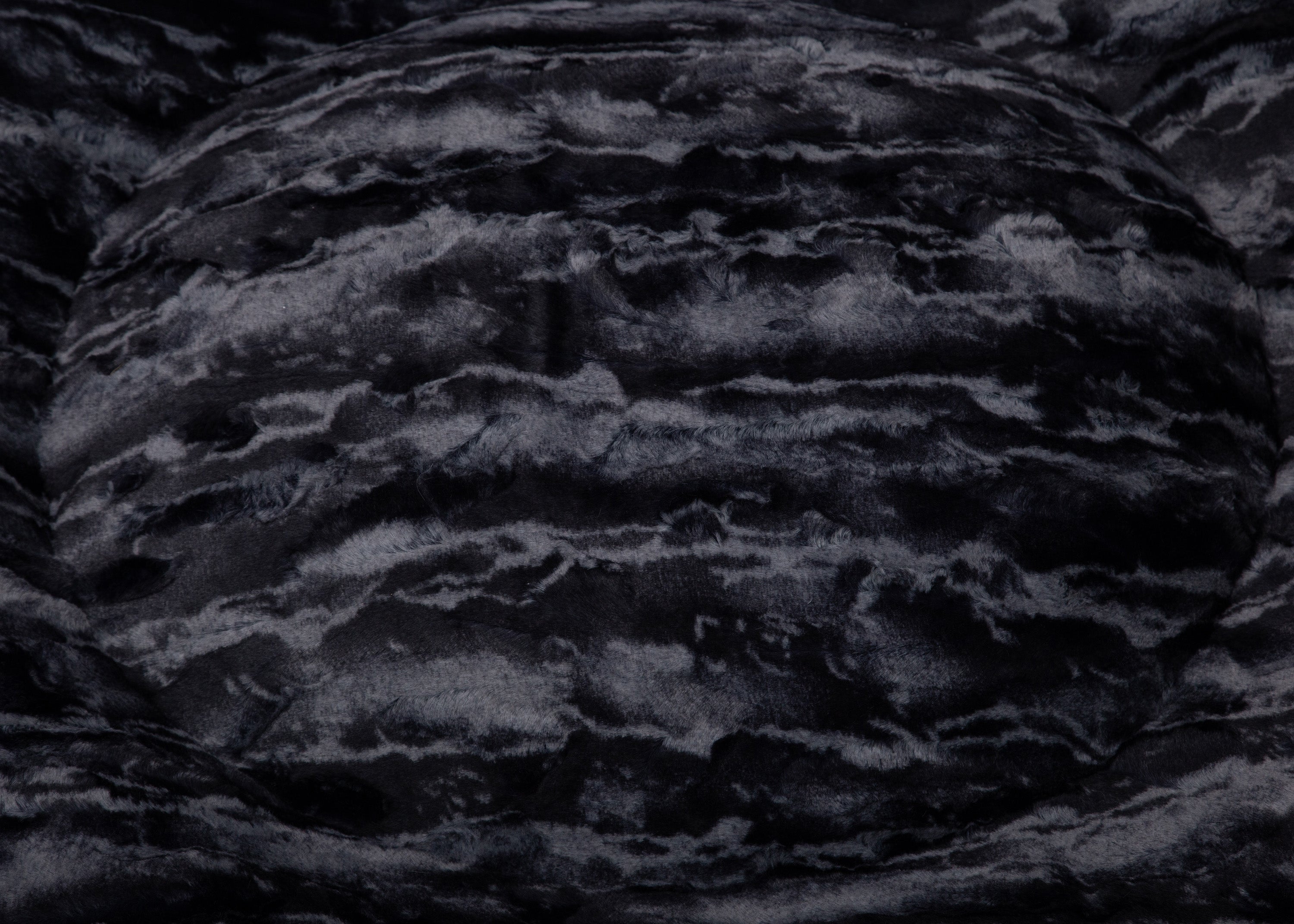 Wau-Bed orthopädisches Hundebett Black Beauty Oval