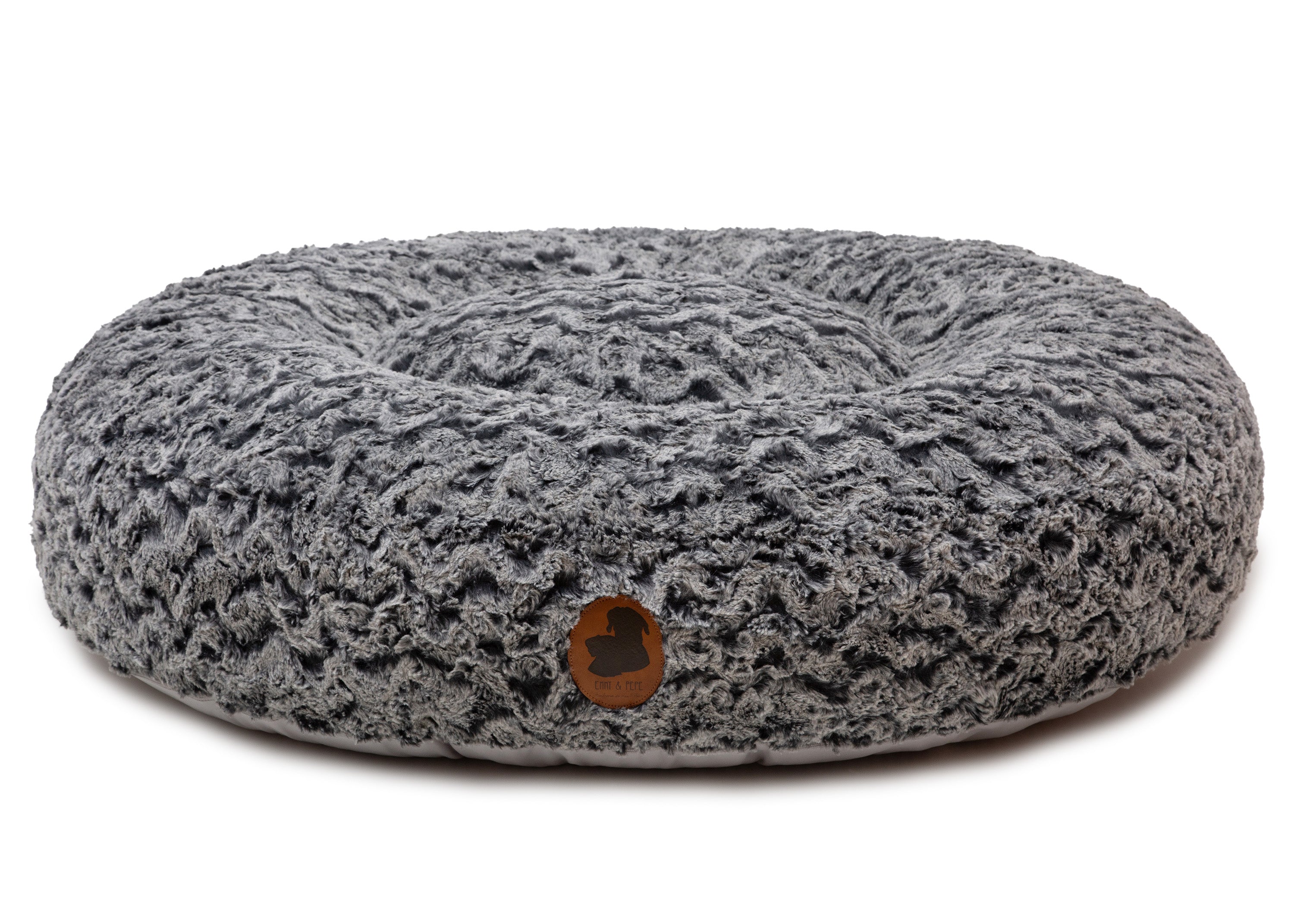 Wau-Bed orthopädisches Hundebett Black Wave Oval