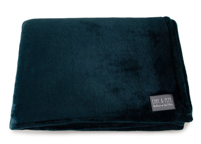 Wau-Plaid Sofadecke Waldnacht