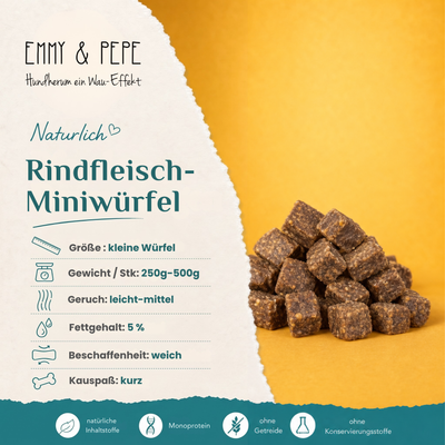 Wau-Happen Rindfleisch-Miniwürfel Soft