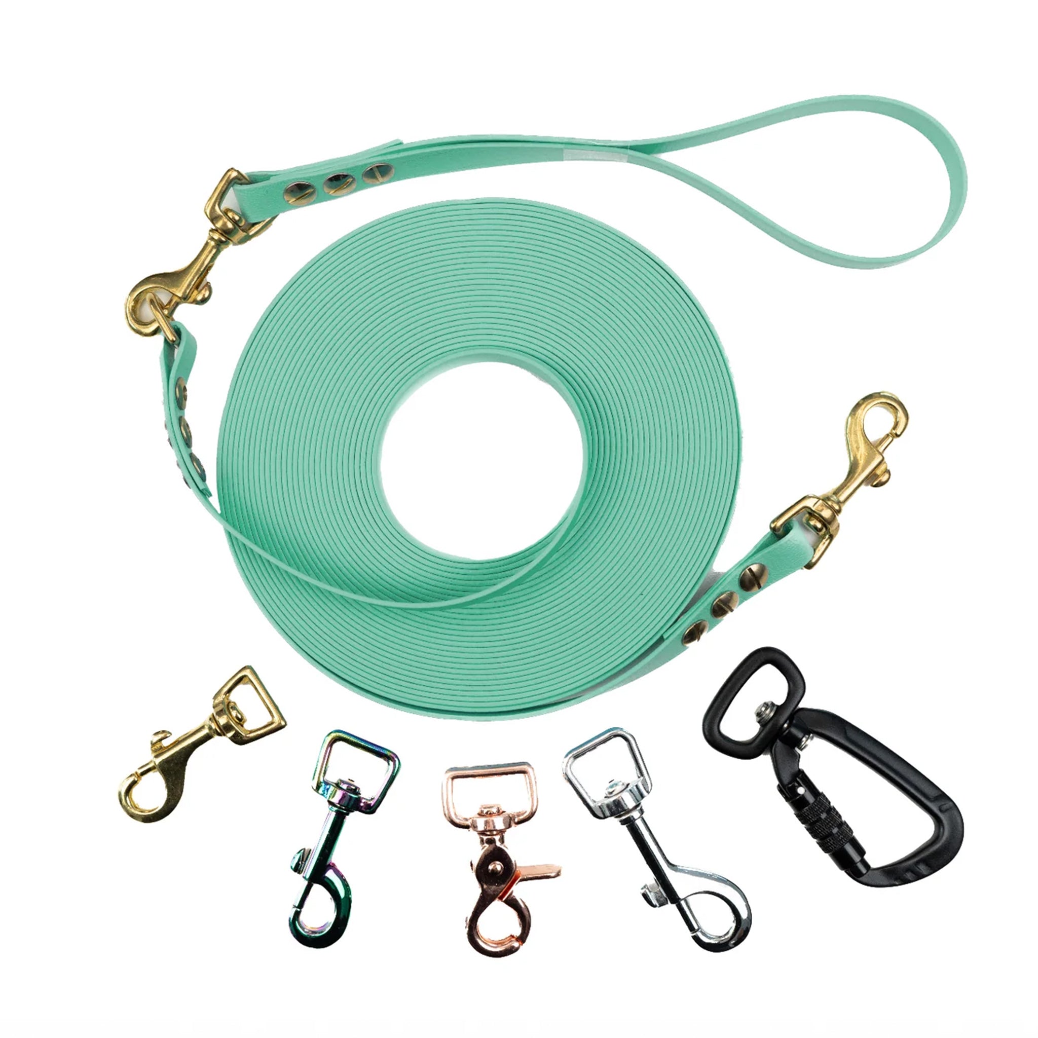 Schleppleine mit abnehmbarer Handschlaufe Mint