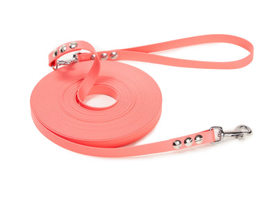 Schleppleine Super Flex Apricot Rosegold / 5m /  5m / 10 m oder 15 m, mit oder ohne abnehmbarer Handschlaufe 