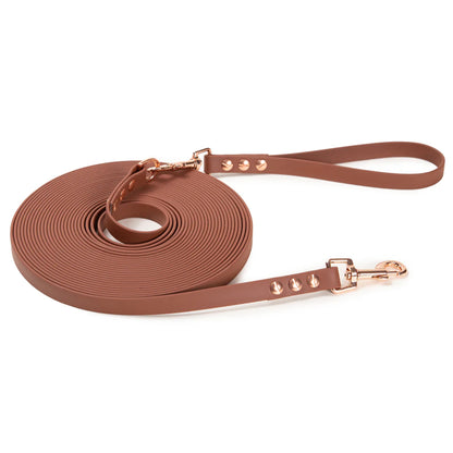 Super Flex Brown Long Line - Dogs up to 15kg