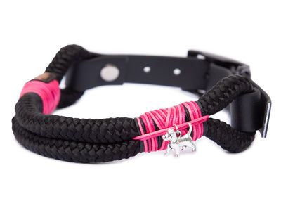 Tauhalsband ohne Perlen Leo Pink XS (20-25cm),S (25-33cm),M (33-40cm),L (39-49cm),XL (49-59cm),XXL (59-69cm) 
