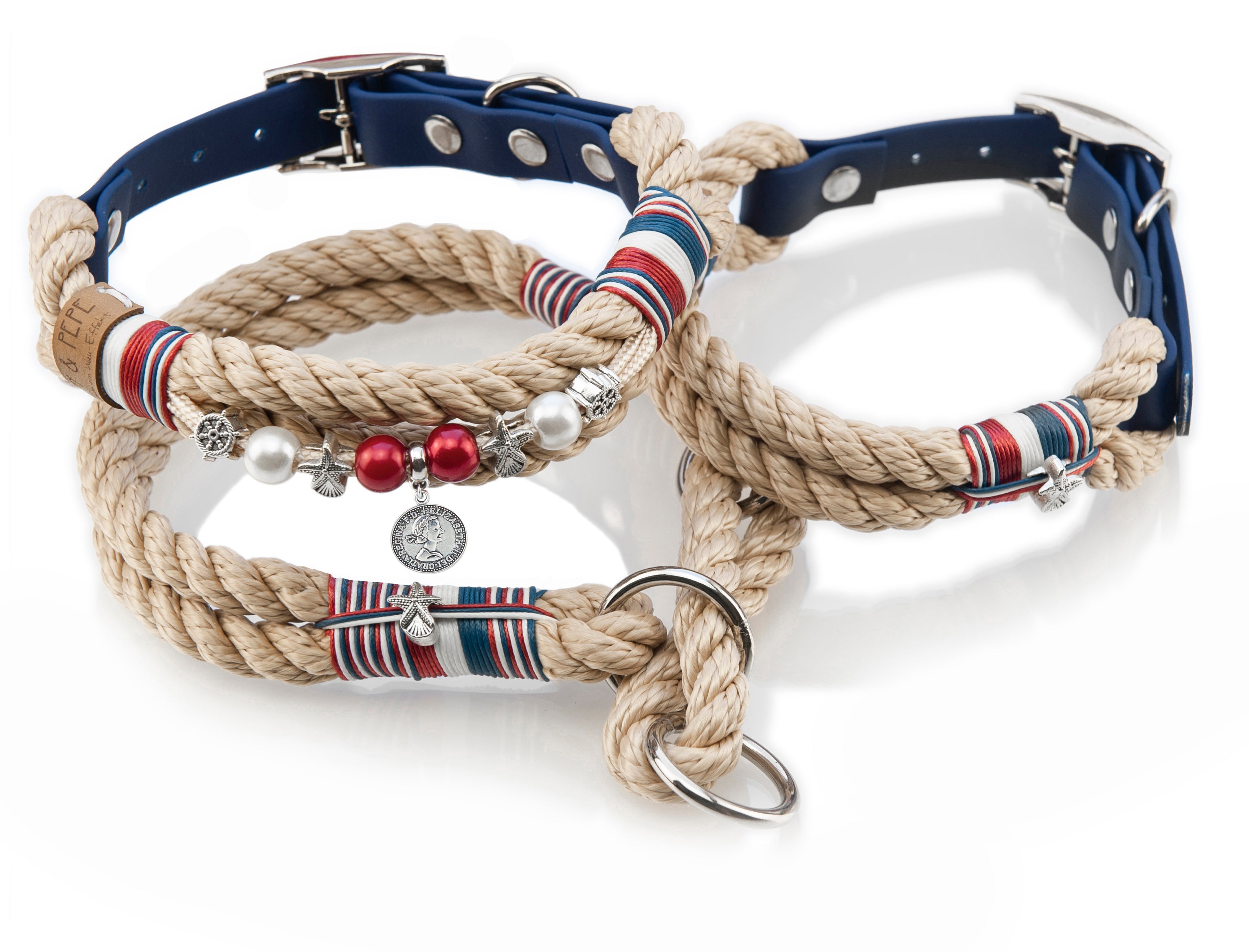 Tauhalsband mit Perlen Captain