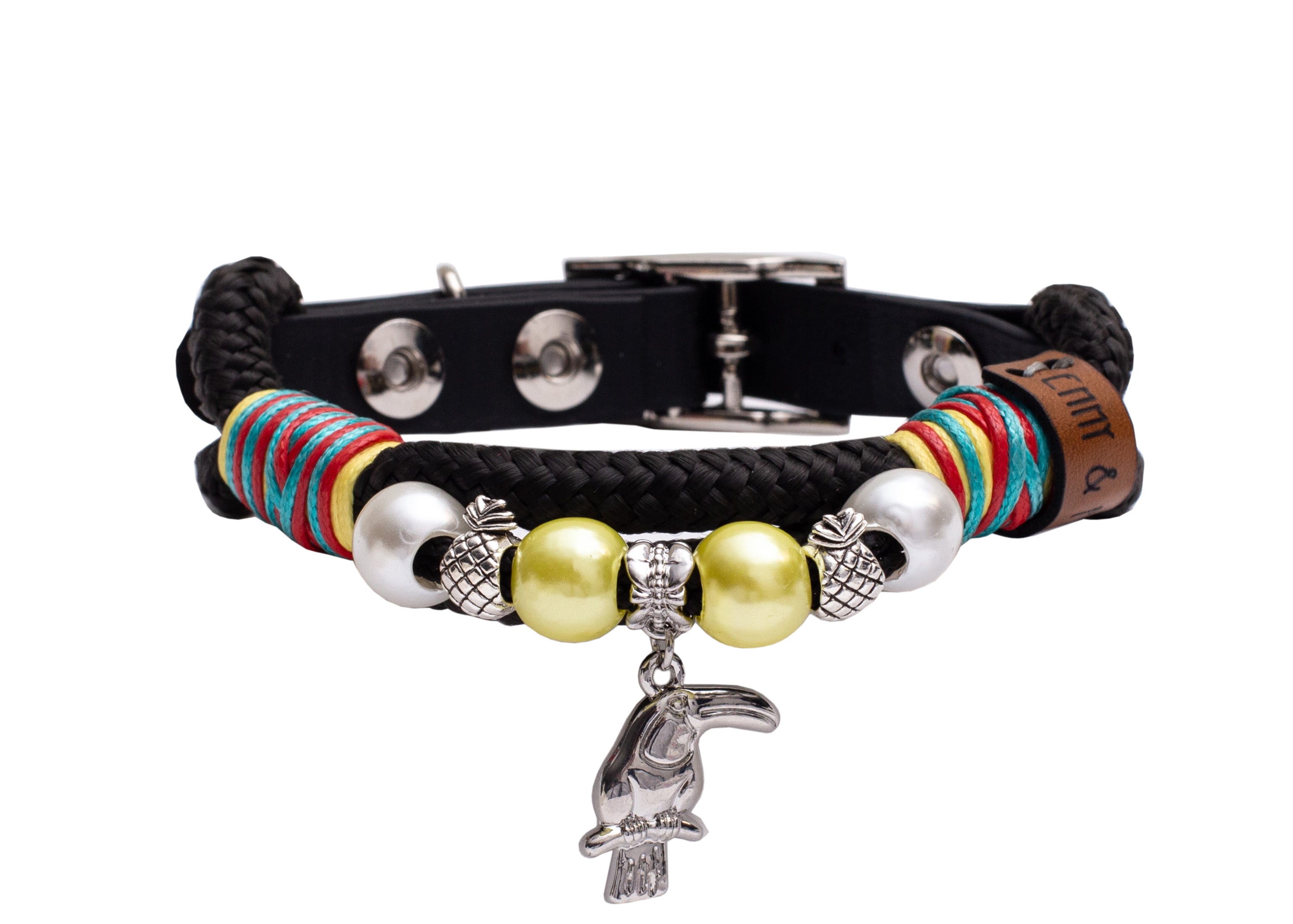 Tauhalsband mit Perlen Jago