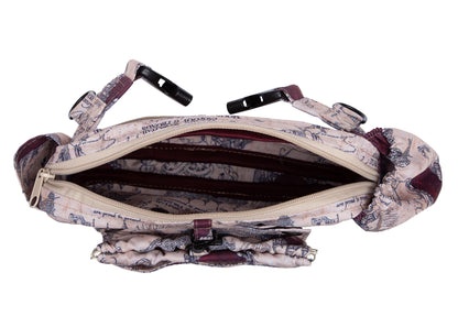 Wau-Pack große Gassitasche, Modell  Karte der E&P , mit vielen großen Fächern