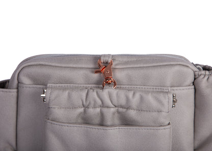 Wau-Pack Wildleder Silber