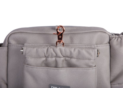 Wau-Pack Wildleder Silber