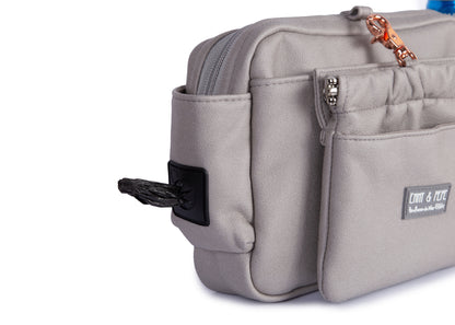 Wau-Pack Wildleder Silber