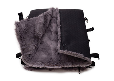 Wau-Backpack Hundereisedecke Fröhliches Schwarz S (80x60cm),M (100x80cm) 