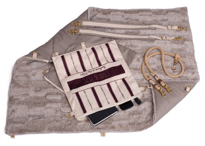 Wau-Backpack Hundereisedecke Heidi S (80x60cm),M (100x80cm) Rosy Brown