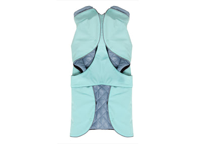 Wau-Coat Mint, 2 in 1 Hundemantel mit großem Bauchschutz 