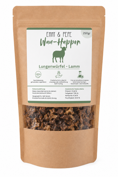 Wau-Happen Lungenwürfel Lamm