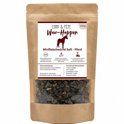 Wau-Happen Pferdefleisch-Miniwürfel Soft 250g