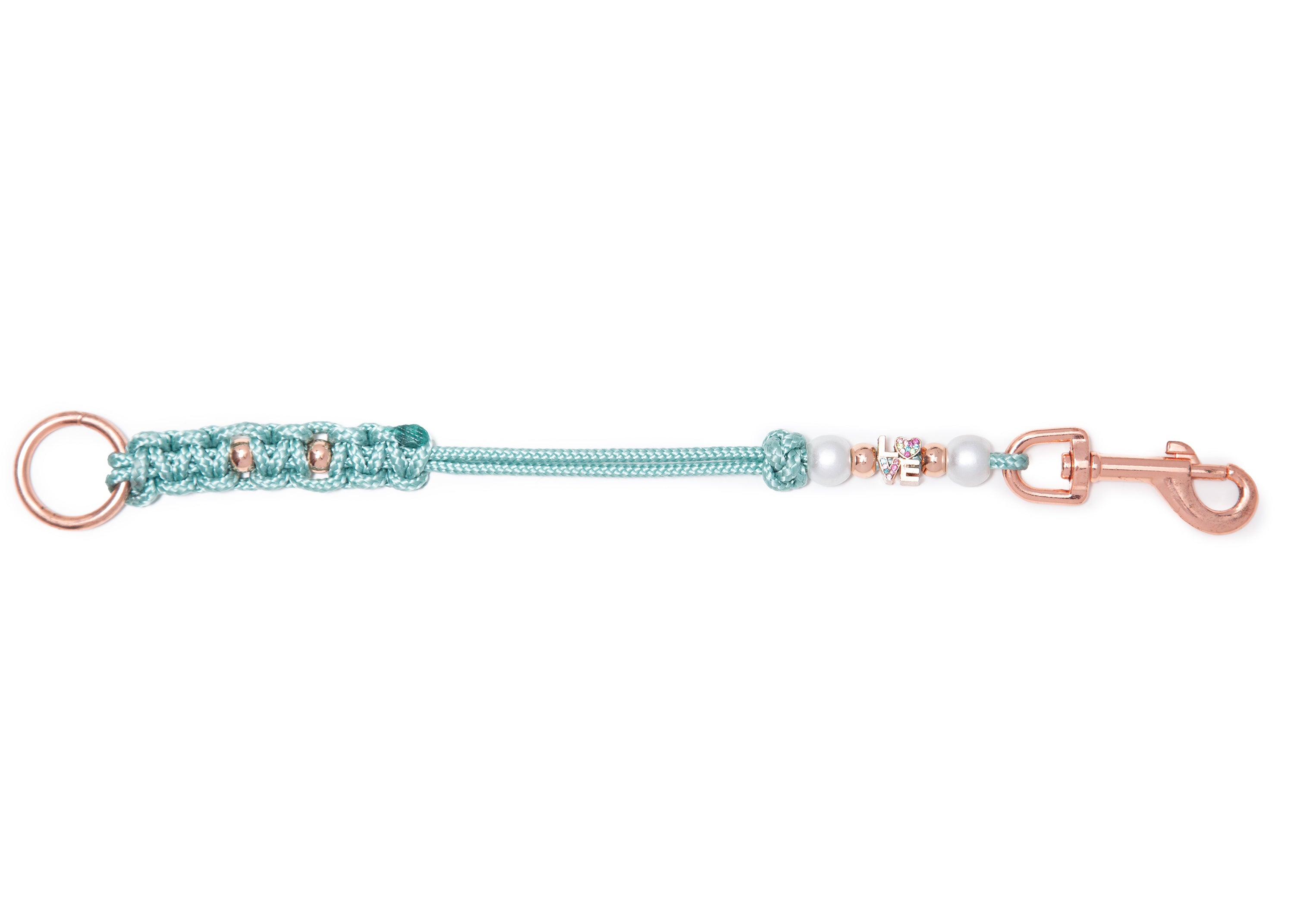 Wau-Hold praktischer Alltagshelfer Waussoni in Mint und Rosegold auf weißem Hintergrund