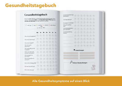 Wau-Journal - mit übersichtlichen Gesundheitstagebuch