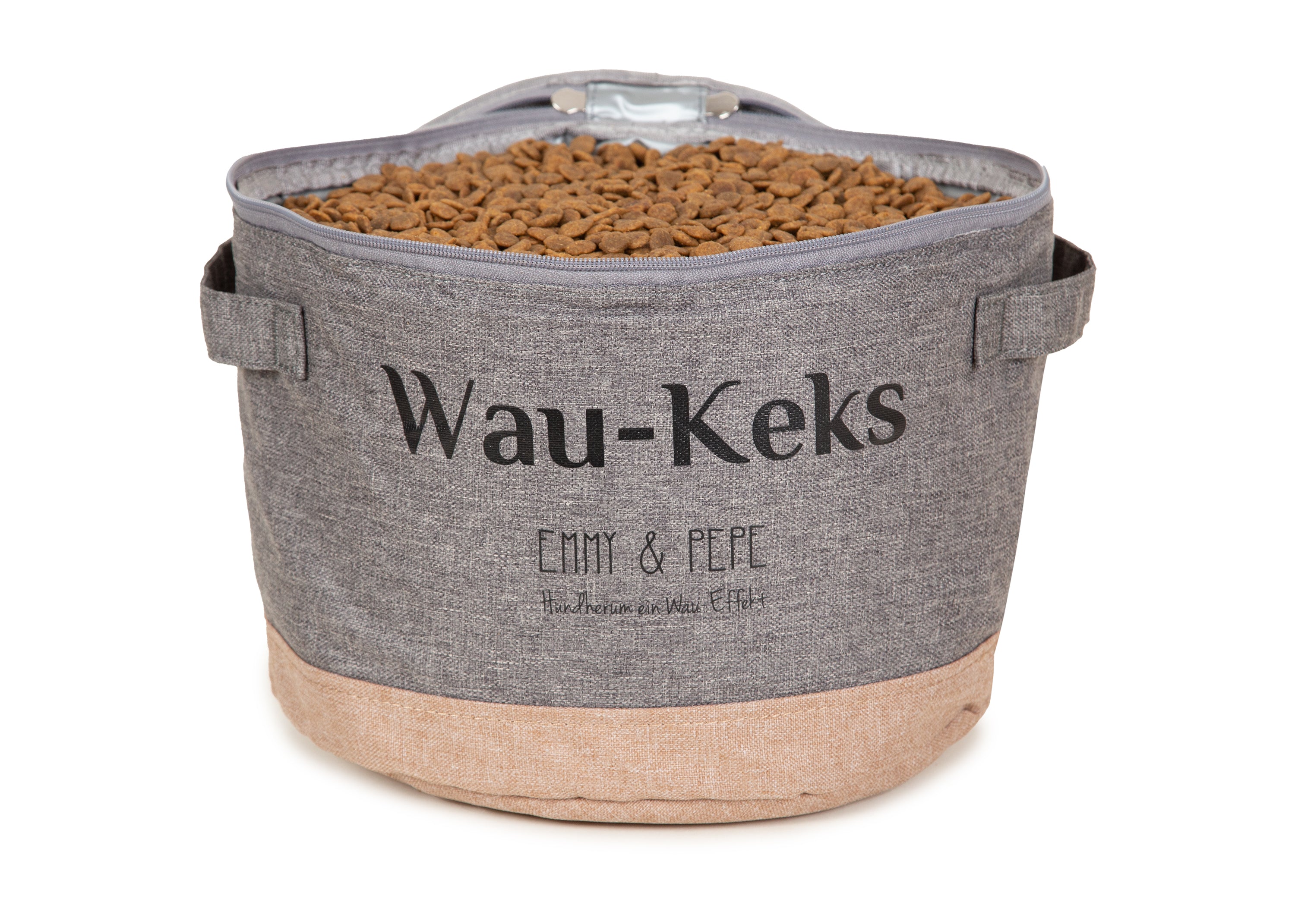 Wau-Keks Futtersack Taupe