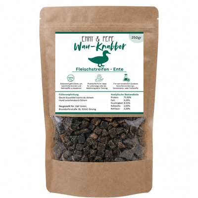 Wau-Knabber Entenfleisch-Streifen 250g