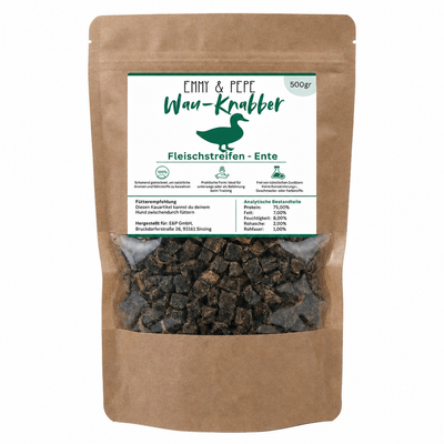 Wau-Knabber Entenfleisch-Streifen 500g