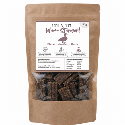Wau-Knabber Gänsefleisch-Streifen 250g